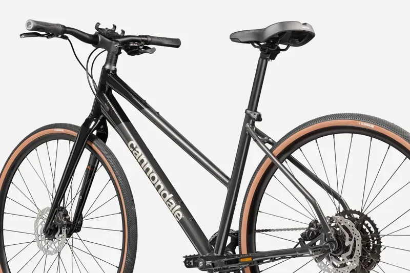 Cannondale Quick 2 StepThru Hybrid Bike In Smoke Black-2