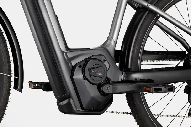 Cannondale Tesoro Neo X 1 E-Road Bike in Gray-5