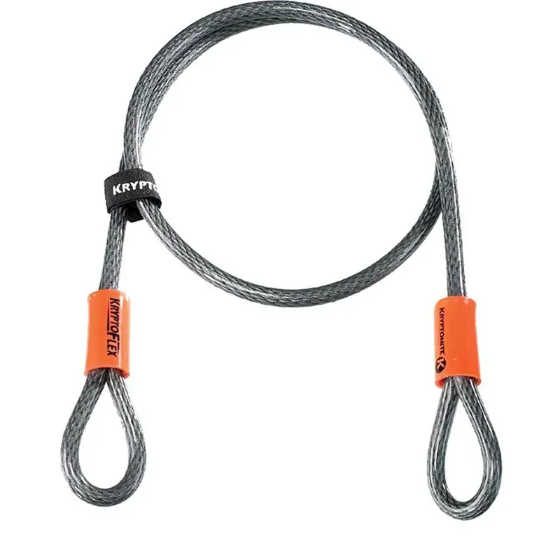 Kryptonite KryptoFlex 410 Double Looped Cable Lock in Black