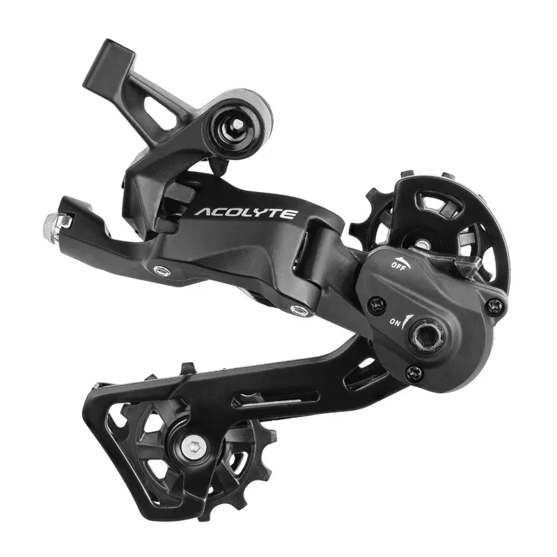 microSHIFT Acolyte Medium Cage 8sp SpringLock Rear Derailleur in Black