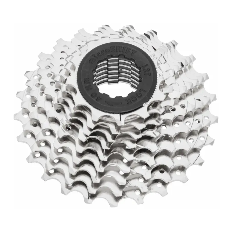 microSHIFT H-Series 9 Speed 11-28 Cassette in Silver