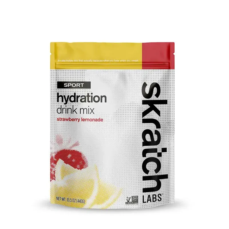 Skratch Labs Sport Hydration Serving Drink Pouch in Strawberry - 1 packet