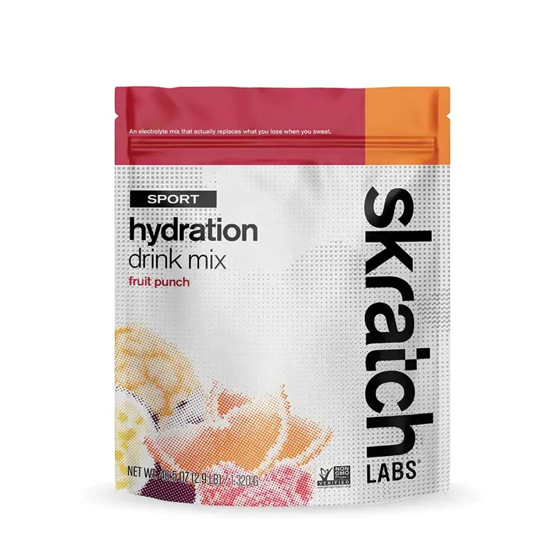 Skratch Labs Sport Hydration 60x Serving Drink Pouch in Fruit Punch