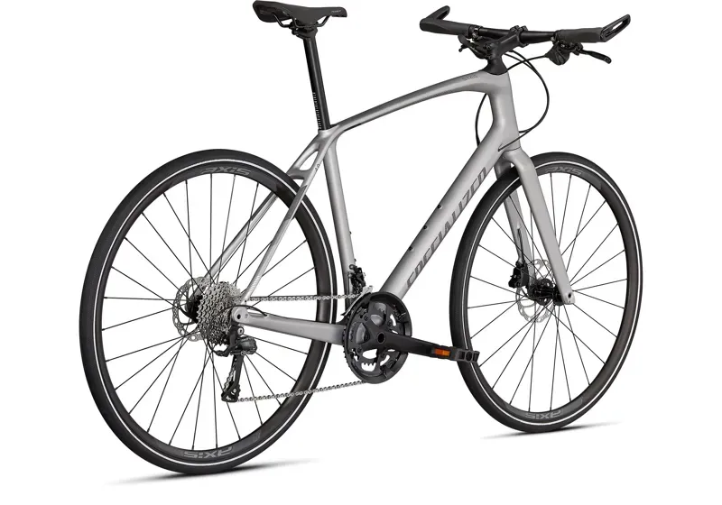 2021 Specialized Sirrus 4.0 Carbon Hybrid Bike in Silver-3