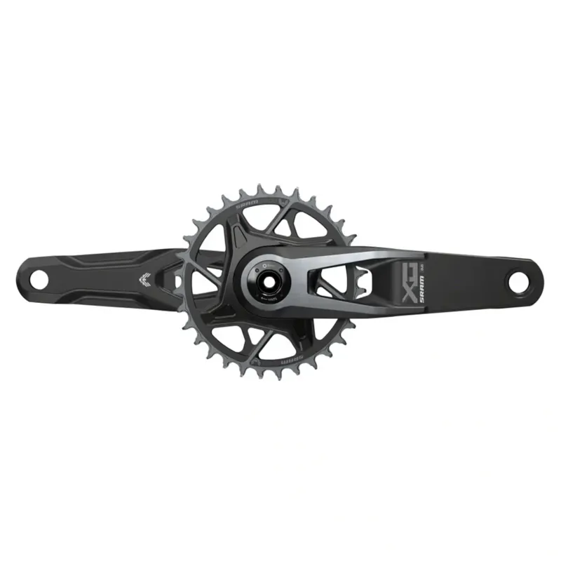 SRAM X0 Eagle 170mm 12-speed 32t C-ring T-Type Wide Crankset in Black-1
