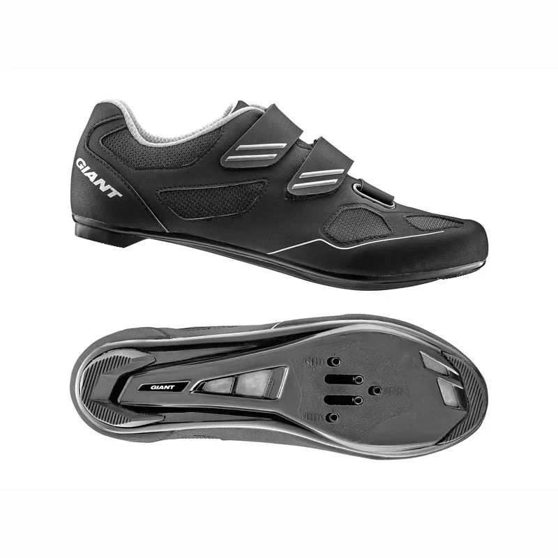 Giant Bolt Road Shoe Nylon SPD/SPD SL Sole 47 Black/Silver