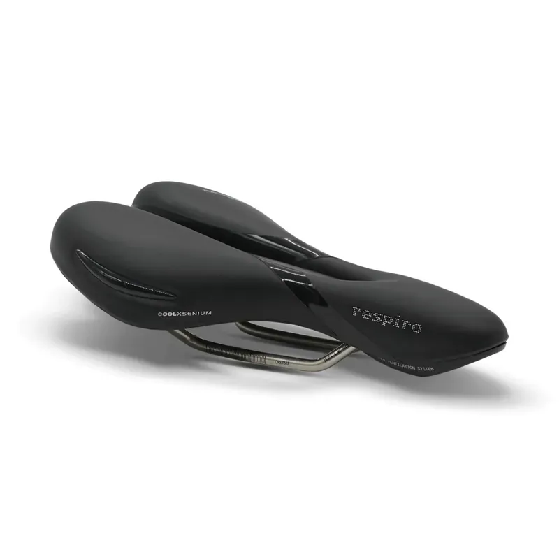 Selle Royal Respiro Saddle -Steel Black Relaxed Black