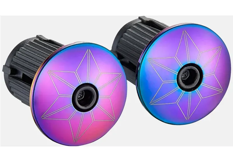 Specialized Super Sticky Kush Galaxy Bar Tape w/Plugs in Oil Slick-1