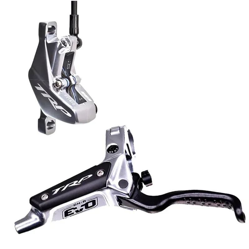 TRP DH-R EVO Left Hydraulic Disk Brake in Silver