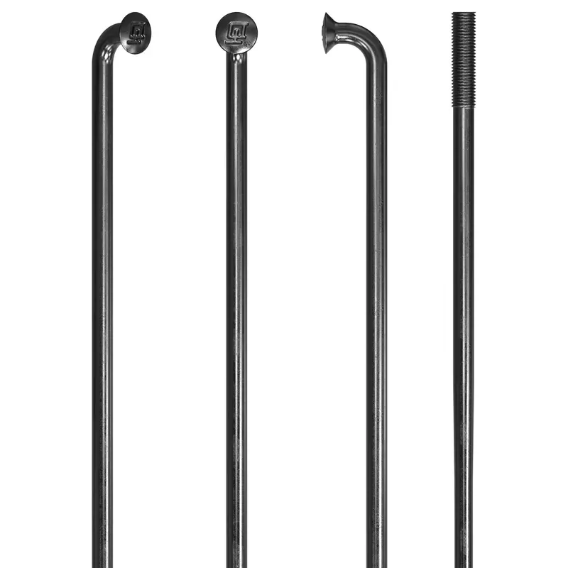 DT Swiss Competition 2.0/1.8/2.0mm 274mm Straight Pull Spokes in Black-2