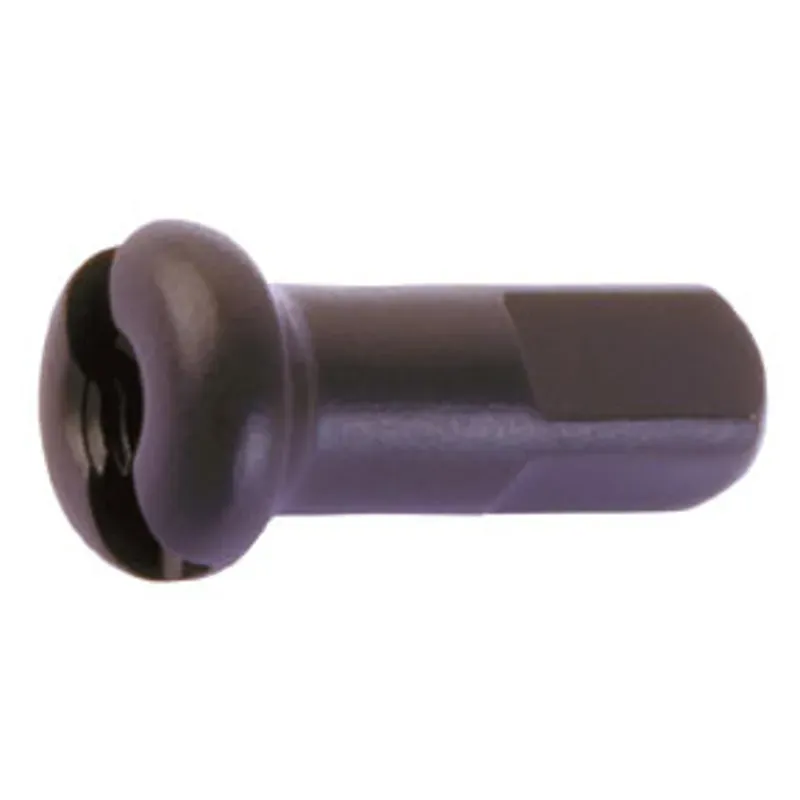 DT Swiss 14g/0.5 inch Brass Nipple in Black