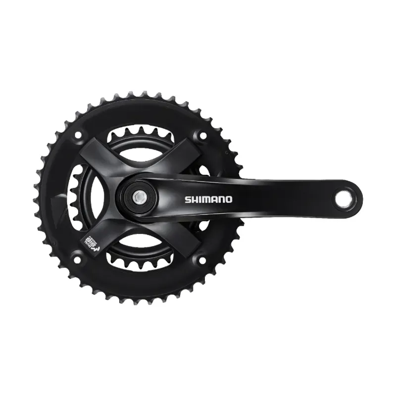 Shimano FC-TY-501-2 175mm 7/8-speed 46-30-tooth Crankset in Black