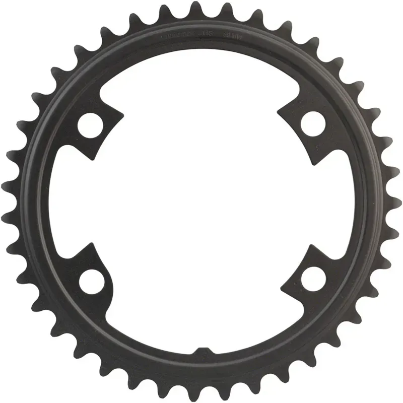 Shimano 105 FC-R7000 39-tooth 4x110 BCD Asymmetric Chainring in Black-4