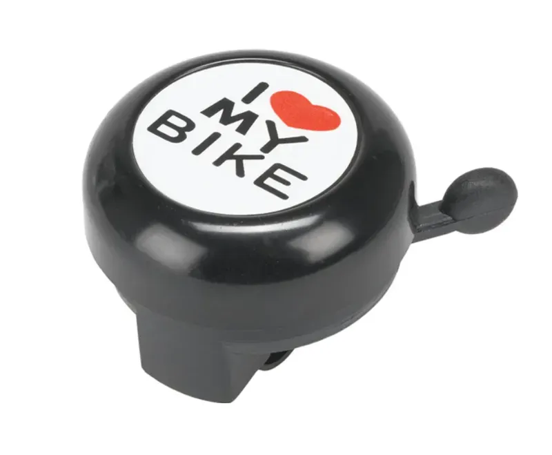 Dimension I Heart My Bike Medium Bicycle Bell in Black