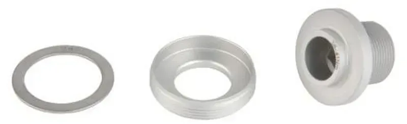 FSA QR-16 BB30 Self Extracting Bolt and Cap in Silver