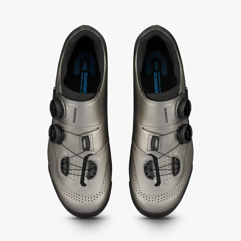 Shimano XC702 Trail Racing Shoe in Silver-5