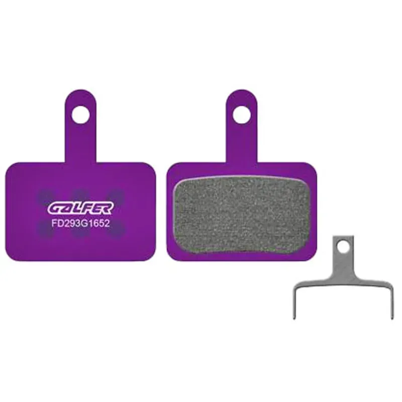 Galfer Shimano B-Type 2-Piston TRP eBike Brake Pads in Purple