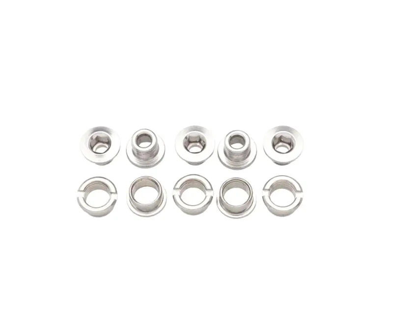 Problem Solvers 12.5mm Chainring Bolts in Chromoly Silver