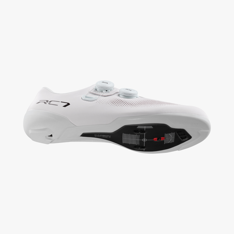 Shimano SH-RC703 Road Shoes in White-4