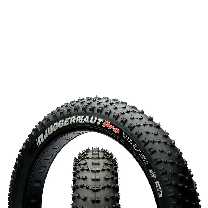 Kenda Juggernaut Pro 26 x 4.0 FatBike TR K Tire in Black