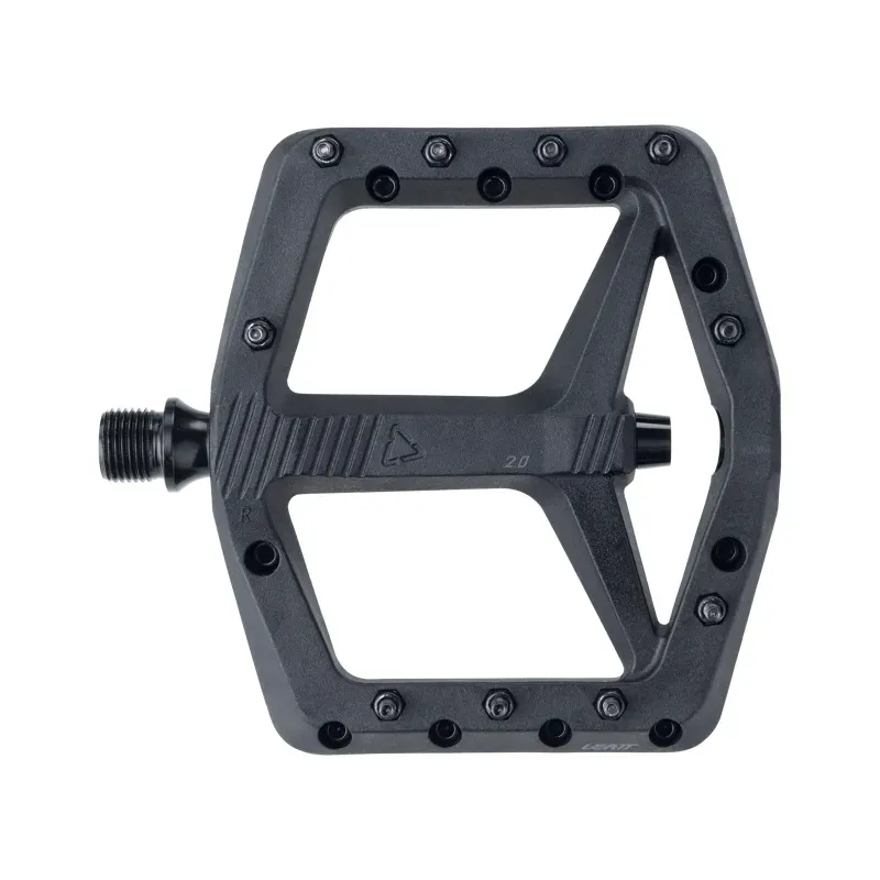 Leatt 2.0 AllMtn Composite Flat Wide Pedals in Black-1