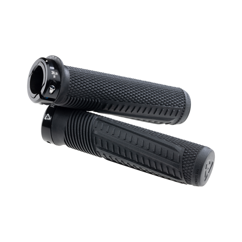Leatt ReaFlex 6.0 30mm Half Waffle Grips in Black-1