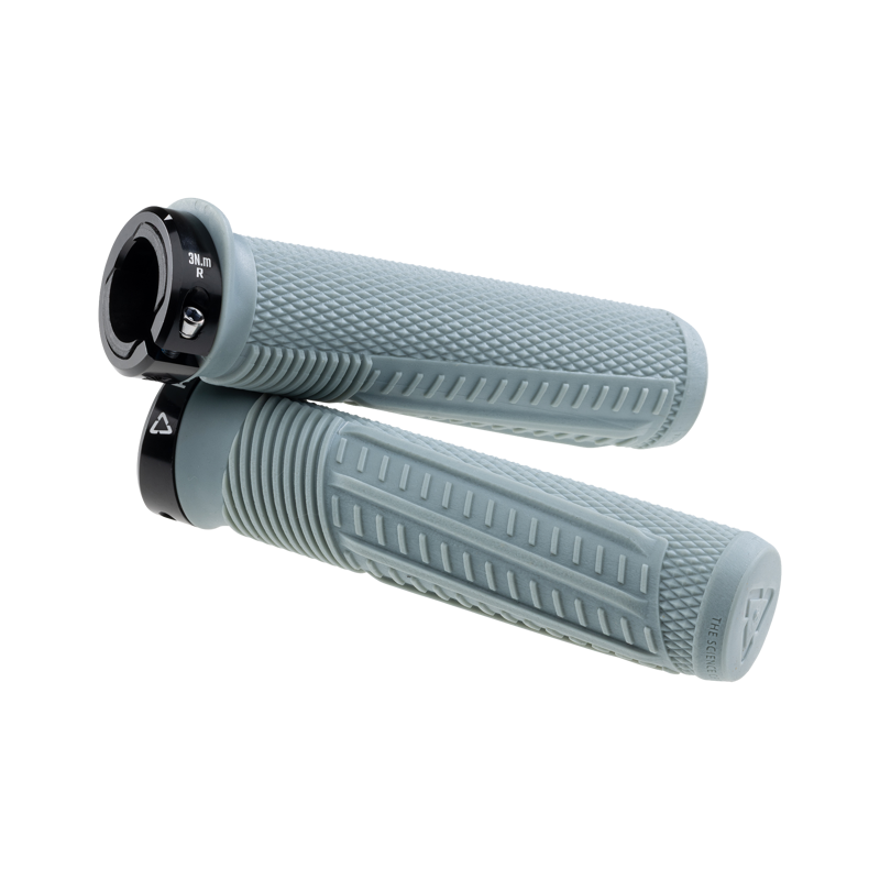 Leatt ReaFlex 6.0 30mm Half Waffle Grips in Granite-1