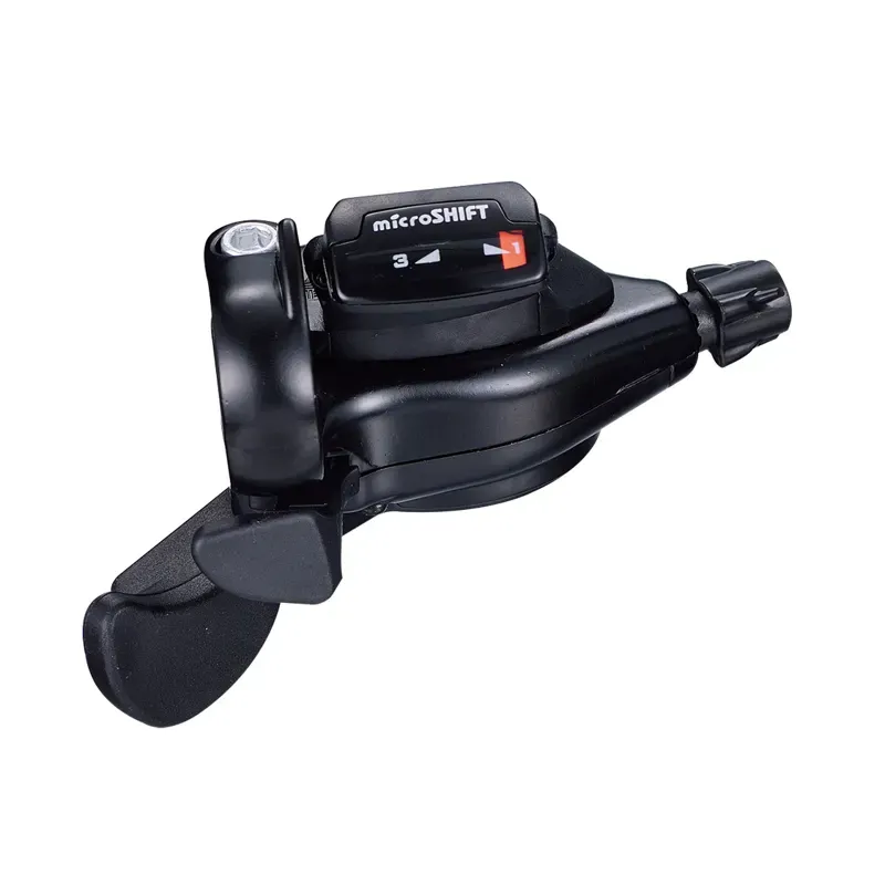 Microshift TS71 Thumb Tap Shifter Set 3x7-speed in Black-1