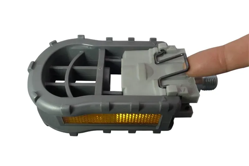 MKS FD-5 Folding Plastic Pedals in Gray-3