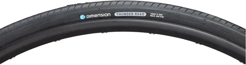 MSW Thunder Road 700x28c Wirebead Tire in Black-2