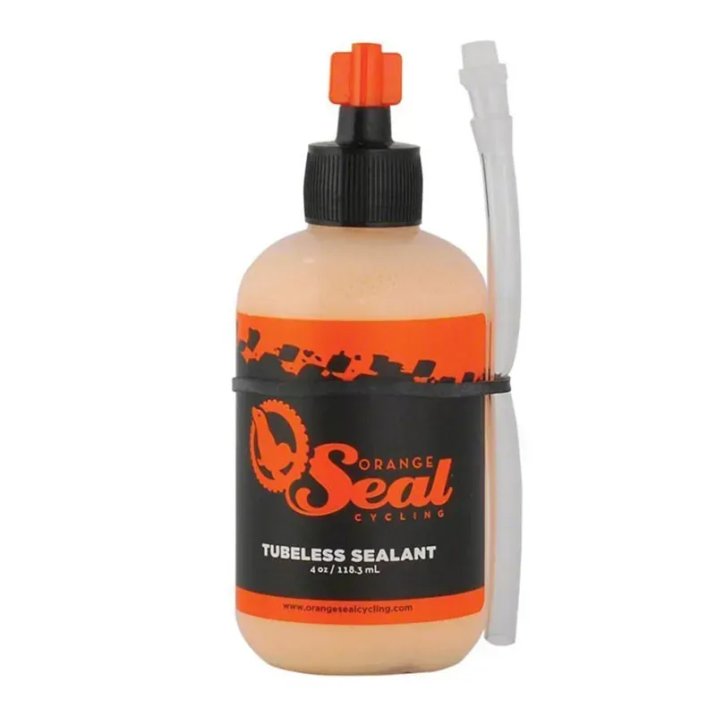 Orange Seal Tubeless Tire Sealant Injection System - 4oz Bottle