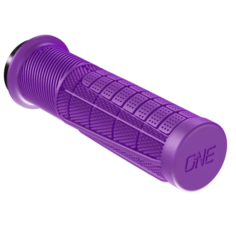 OneUp Components Thick Lock-on Grips in Purple
