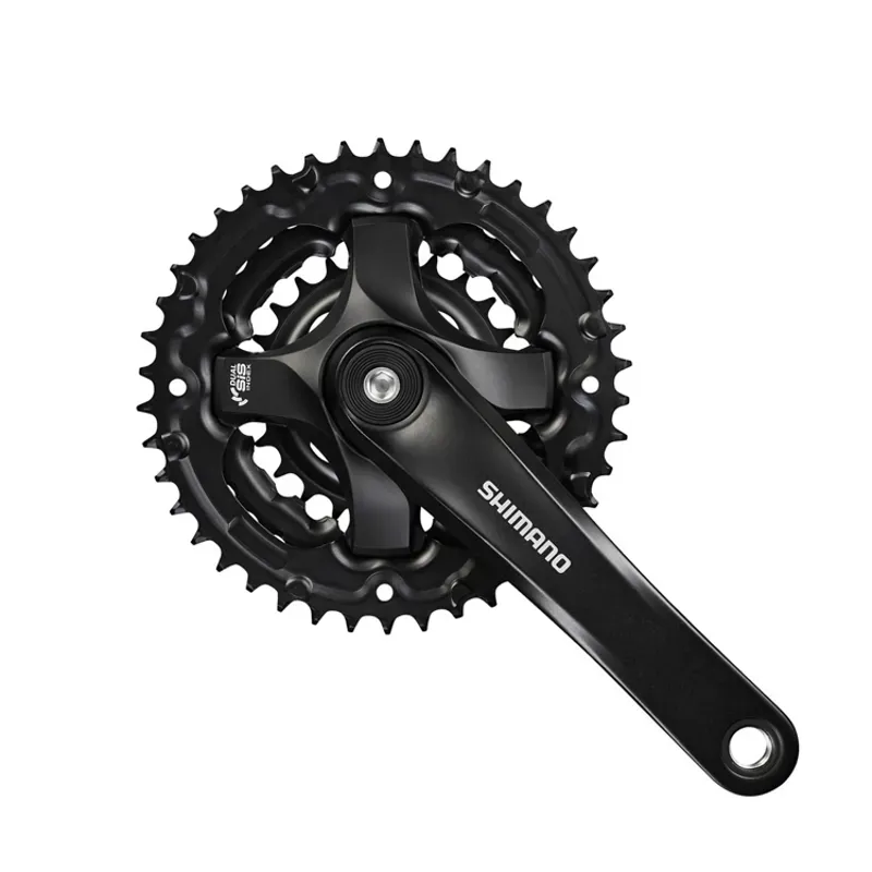 Shimano Tourney FC-TY501 175mm 6/7/8-speed Crankset in Black
