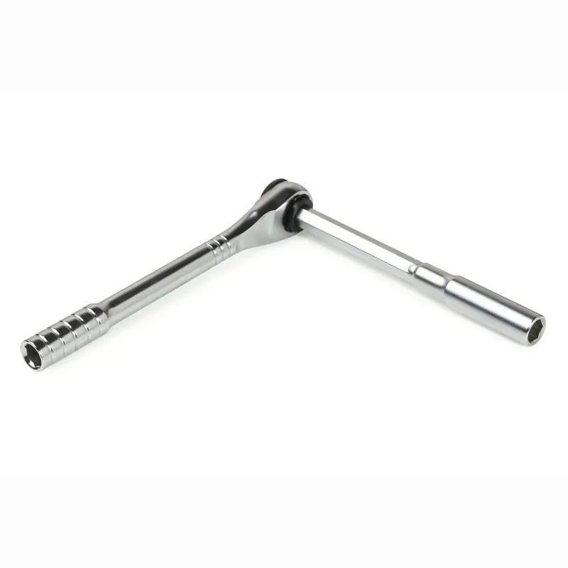 Prestacycle T-Handle Ratchet Deluxe 3-Way Ratchet/T-Handle Tool Kit in Silver-5