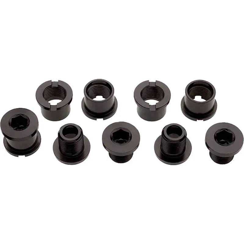 Problem Solvers Double Alloy Chainring Bolts in Black