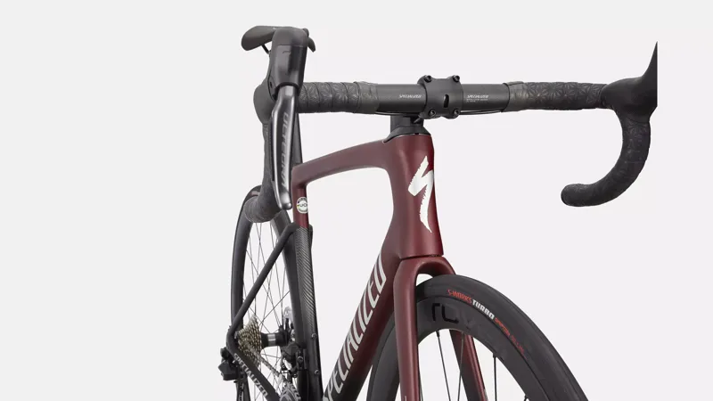 Specialized Tarmac SL7 Expert in Maroon / Black / Light Silver-3