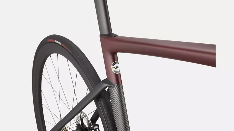 Specialized Tarmac SL7 Expert in Maroon / Black / Light Silver-2