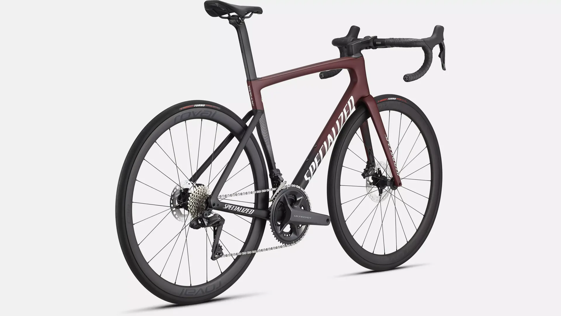 2022 Specialized Tarmac SL7 Expert in Maroon / Black / Light
