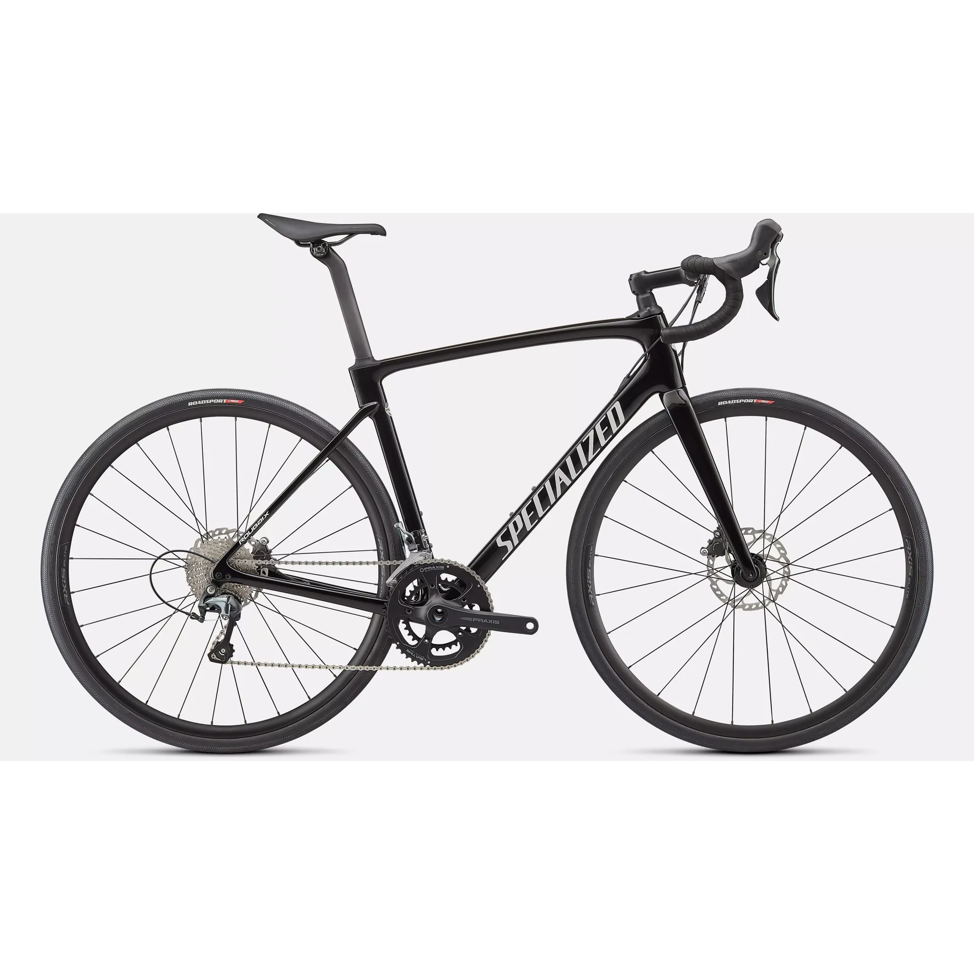 Specialized Roubaix in Tarmac Black/Metallic White Specialized Roubaix in Tarmac Black/Metallic White