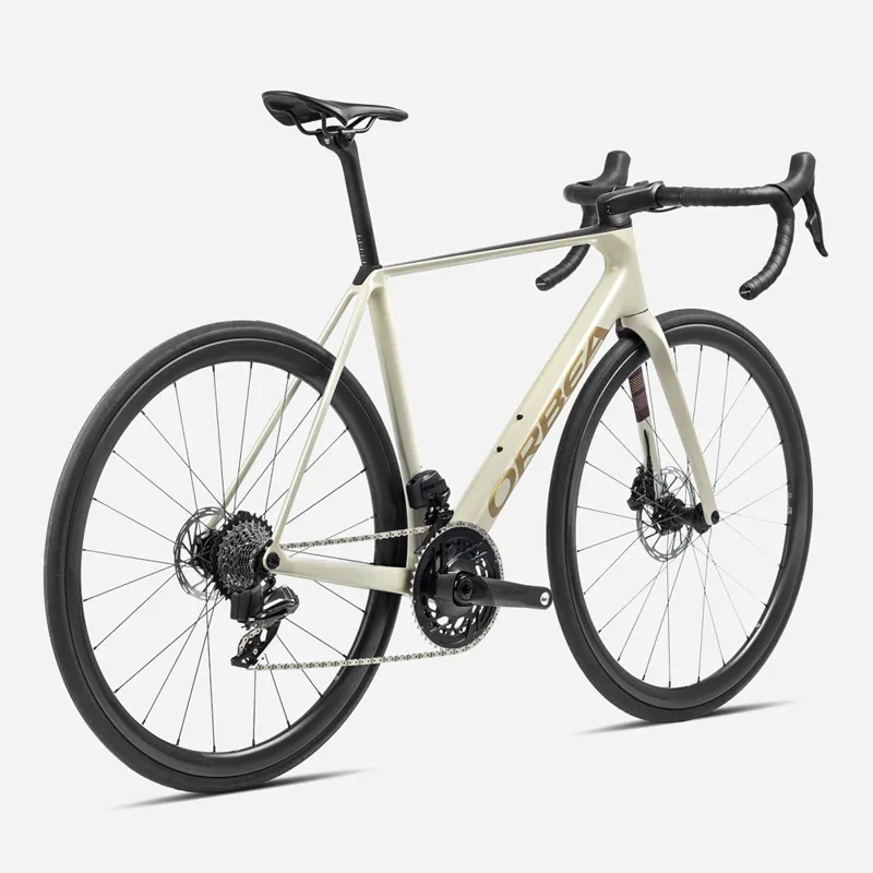 Orbea Orca M35i Road Bike In Ivory White/Burgundy Gloss/Vulcano Matt-2