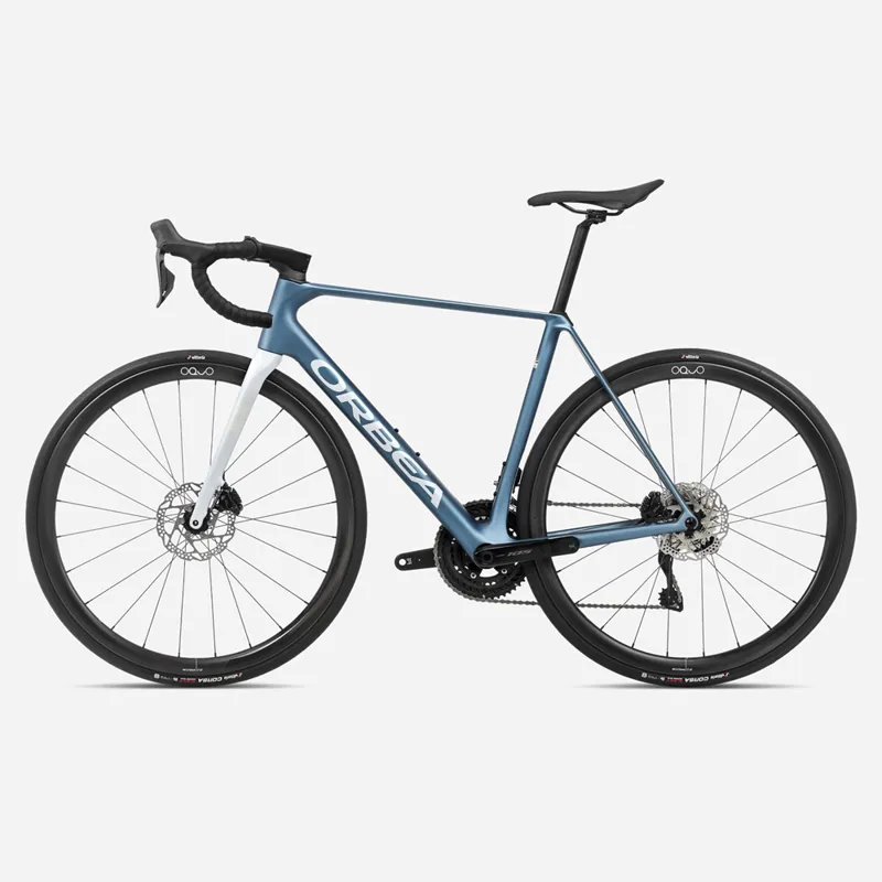 Orbea Orca M35i Road Bike In Slate Blue/Halo Silver Matt-1