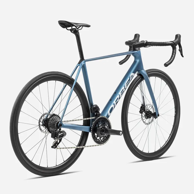 Orbea Orca M35i Road Bike In Slate Blue/Halo Silver Matt-2