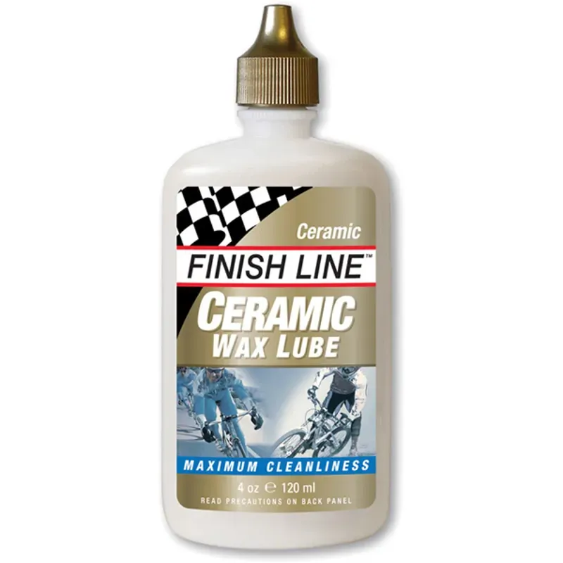 Finish Line Ceramic Wax Bike Chain Lube - 4oz Drip
