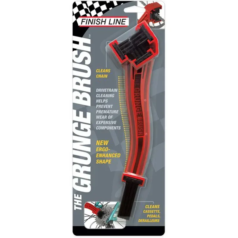 Finish Line Grunge Brush in Red
