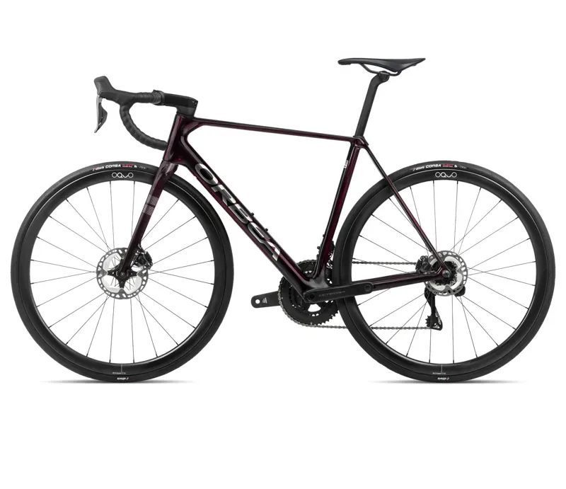 Orbea Orca M20iteam Road Bike In Wine Red/Titanium-3