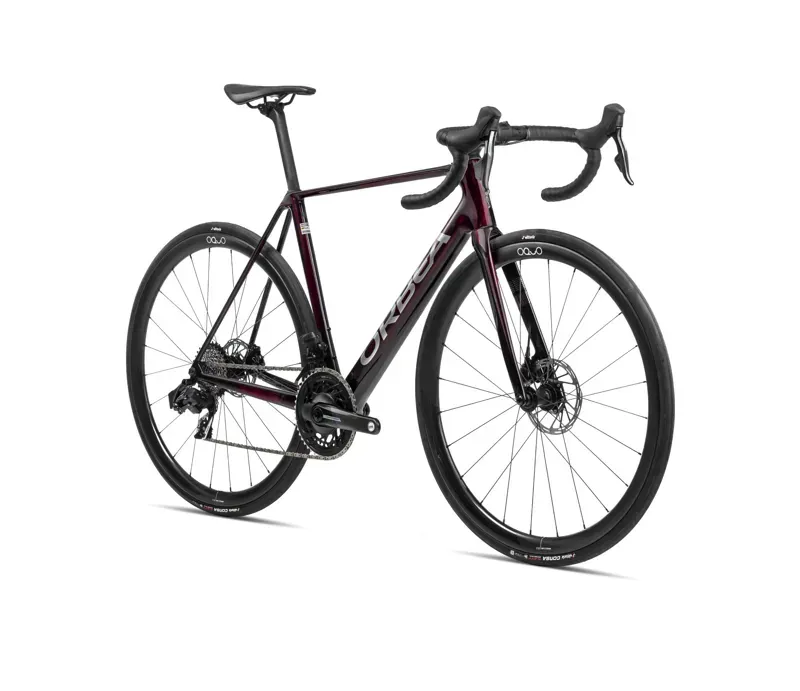 Orbea Orca M20iteam Road Bike In Wine Red/Titanium
