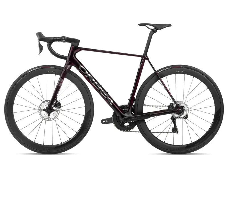 Orbea Orca M20iltd Road Bike In Wine Red /Titanium-3
