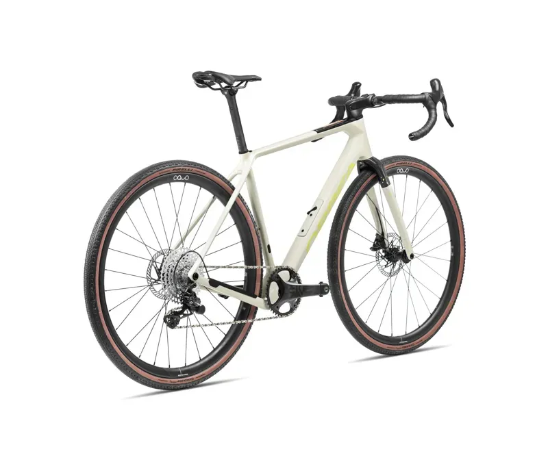 Orbea Terra M30Team Gravel Bike In Ivory White/Spicy Lime-2