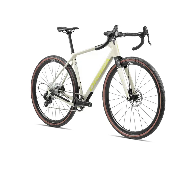 Orbea Terra M30Team Gravel Bike In Ivory White/Spicy Lime-1