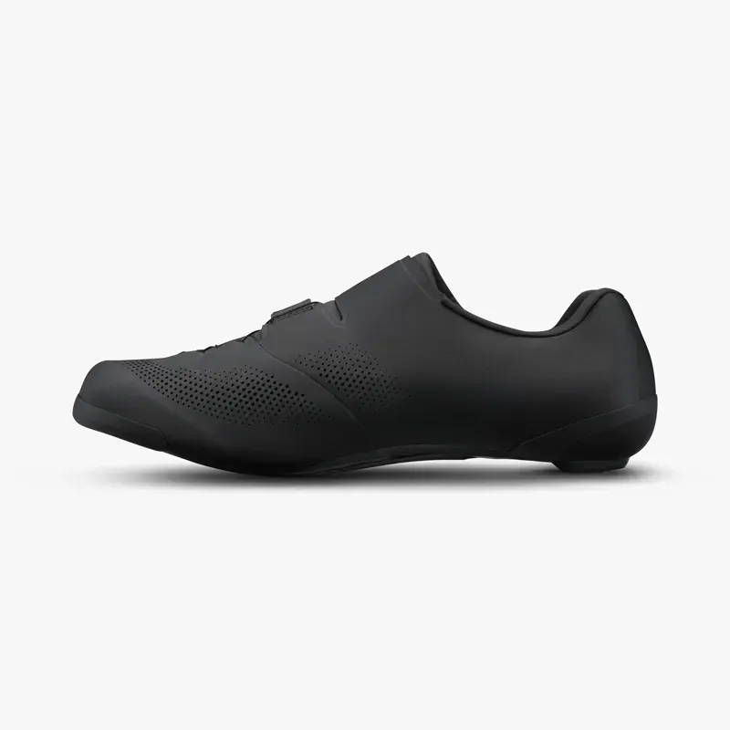 Shimano SH-RC703 Race-Ready Performance Wide Road Shoes in Black-2
